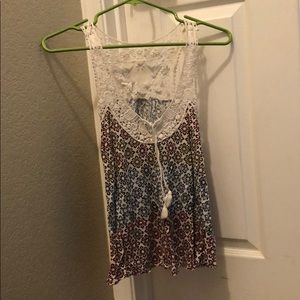 Patterned Tank Top